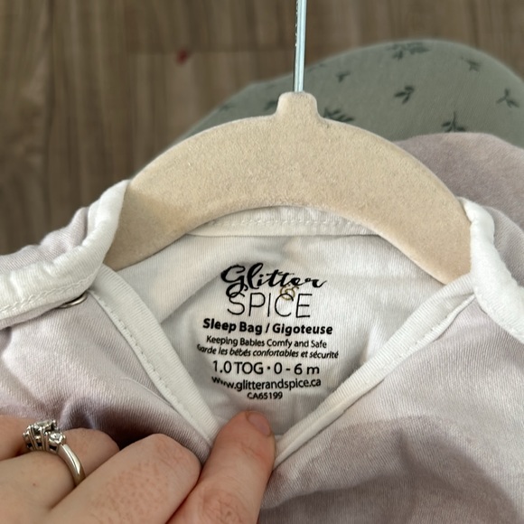 Glitter & Spice Sleep Sack - 1 .0 TOG - 6M - Picture 3 of 3